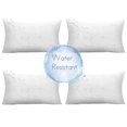 thumbnail image 1 of Ashler Almohadas lumbares para exteriores, 12 x 20, almohadas para exteriores, juego de 4, rellenos de almohada resistentes al agua, hipoalergénicos para patio, banco, jardín, interior, 1 of 1