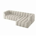 thumbnail image 3 of Bouclé Cloud Sectional | Modular L Shape (Midnight Eclipse, 300 * 103 * 70), 3 of 4