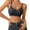 Black, variant on Sports Bras For Women Comfort Lightly Lined Wireless Bralette Bra - Seamless Triangle Style Polyester M Womens Bras
