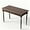 Walnut, variant on French Country Style White Writing Desks with Drawers, 47" Solid Wood Farmhouse Computer Table for Home Office, Living Room Study or Workspace