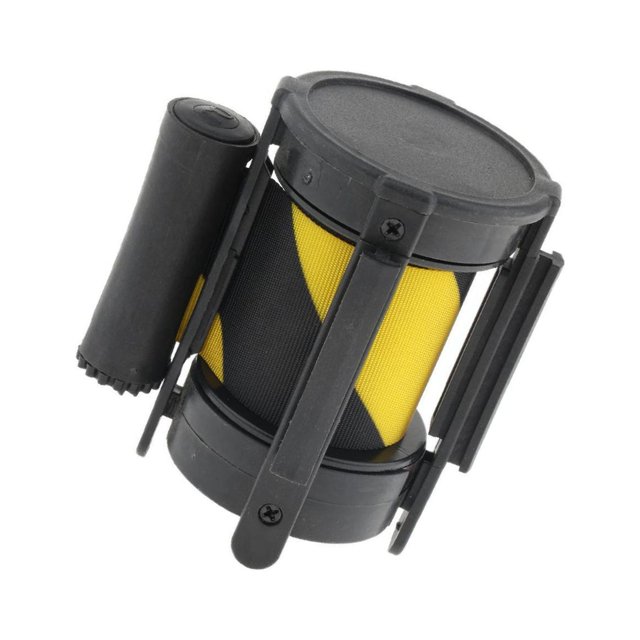tredstone Convenient and Reliable Crowd Control Stanchion Queue Barrier Black and Yellow 3meters 1Set