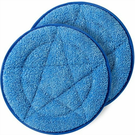 Commercial Microfiber Carpet Bonnet, Mopping and Buffing Pad, for Replacement of Oreck Orbiter Pads 437053, 2 Pack$$