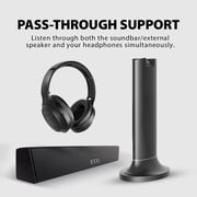 Avantree Opera Plus - Wireless Headphones for TV Watching with Cinema & Clear Dialogue Modes, HDMI ARC & Opt & AUX & RCA Input Support, 164ft Range, and Bluetooth Transmitter & Charging Dock 2-in-1