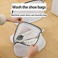 thumbnail image 5 of Washing Machine Shoe Protector Mesh Bag | Double-Layer Cylindrical Deformation-Resistant Laundry Wash Bag | Zipper Closure | Durable Home Laundry Organizer | Fits Most Standard Machines | 1 Pack, 5 of 9