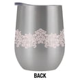 thumbnail image 2 of Mother of The Groom 12 OZ Stemless Wine Tumbler, Stainless Steel Travel Cup|Lake Tumbler|Insulated with Leak Resistant Slide-Lock Lid, Silver, 2 of 7