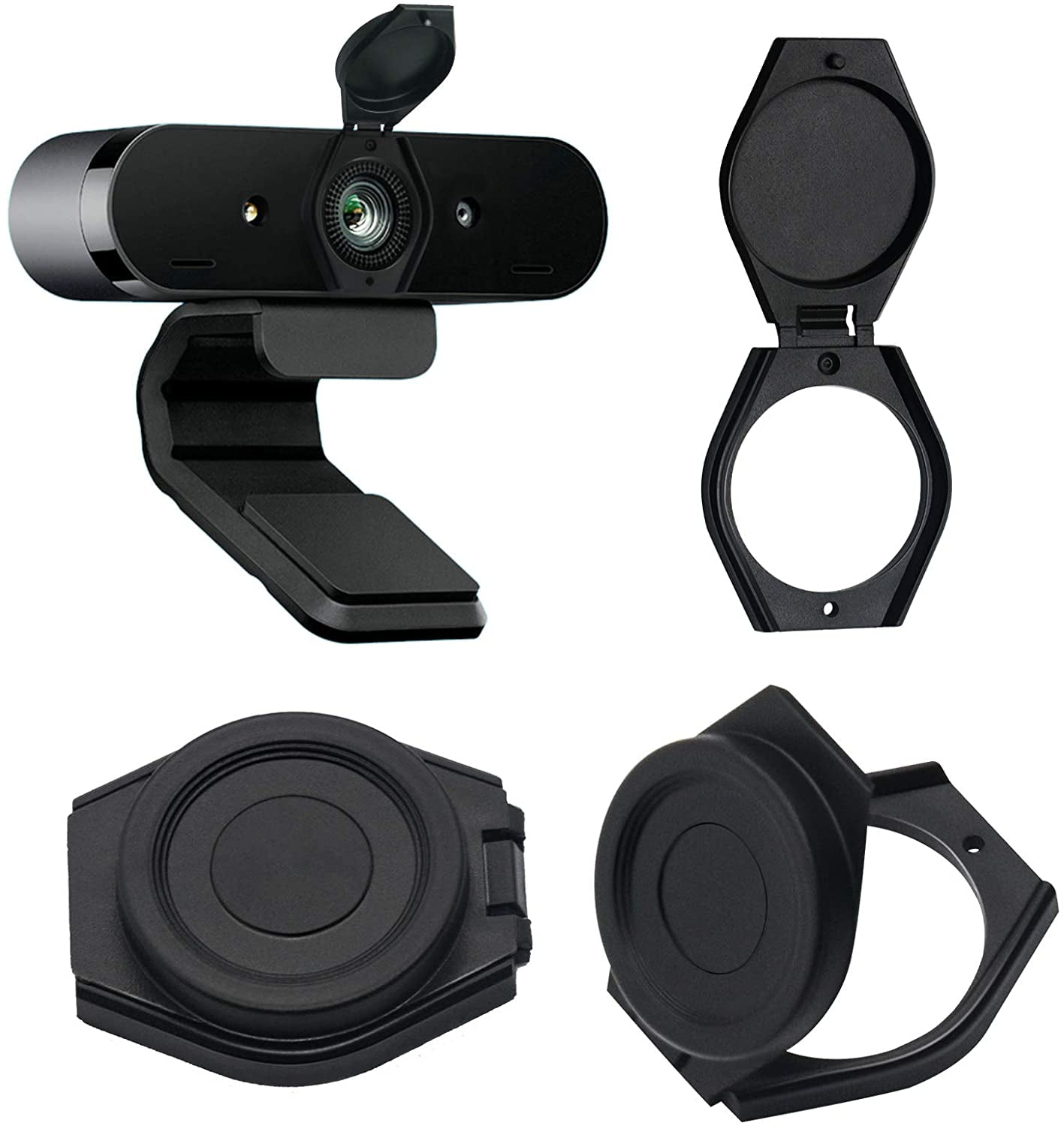 cam Cover Lens Cap, 3 Pcs cam Lens Cover Shutter Hood Cover for Logitech HD Pro cam