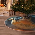 thumbnail image 5 of Sikiie Realistic Cute Sea Turtle Nativity Christmas Tree Skirt, Jesus Christian Winter Holiday Tree Mat Decoration(30-48IN)48", 5 of 6