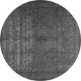 thumbnail image 1 of Ahgly Company Indoor Round Persian Gray Traditional Area Rugs, 4' Round, 1 of 1