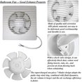 thumbnail image 2 of Ventilador de baño 150 mm con válvula antirretorno Ventilador tubular de 156 m/h para baño Garaje (6") [xc], 2 of 5