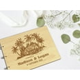 thumbnail image 6 of Darling Souvenir Personalized Engraved Laser Cut Wedding Guest Book Wooden Cover Sign-in Book Registry Guestbook Scrapbook-2O, 6 of 7