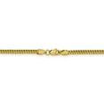 thumbnail image 4 of 14K Yellow Gold 2.2mm Semi-Solid Franco Chain 22 Inch, 4 of 6