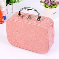 NICEXMAS Beauty Case Pink Pu Metal 1Set