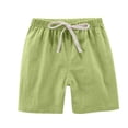 thumbnail image 5 of LADIGASU 2PC Children's Summer Solid Casual Sports Shorts With Drawstring For Kids, 5 of 7