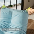 thumbnail image 5 of Morden Fort Big Bean Bag Chair for Adults, Faux Leather Bean Bag Sofa, Memory Foam Lounge Chairs with Ergonomic Design, Lazy Togo Chair for Living Room, Bedroom, Dorm, Office(Blue), 5 of 6