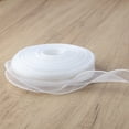 thumbnail image 2 of Yesbay 10 Yards Organza Ribbon Satin Ribbon Roll DIY Craft Ribbon for Gift Wrapping Wedding Bouquets Wreath, 2 of 10