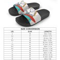 thumbnail image 2 of GZHJMY Stylish Slides for Women Men, Dog Portrait in Hip-hop Hat Soft Flexible Slip-on Sandals Slippers, 2 of 7