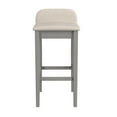 thumbnail image 3 of Hillsdale Maydena 30" Wood Contemporary Bar Stool, Gray Finish, 3 of 14