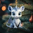 thumbnail image 6 of OAVQHLG3B Dragon Baby Christmas Hanging Ornaments for Christmas Tree, Acrylic Dragon Figurines Christmas Tree Hanging Ornament, Cute Cartoon Decorative Car Interior Pendant Hanging Decorations, 6 of 8