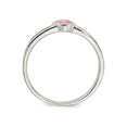 thumbnail image 2 of Pink Cubic Zirconia Heart Ring, 2 of 8