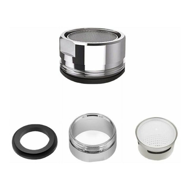 Grifo aireador de 3 piezas, filtro aireador de 24 mm, accesorios para grifo, ahorro de agua con sello para cocina y baño