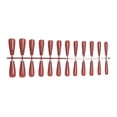 thumbnail image 4 of ZheElen Fake Nail Set French Style Scratch Resistant Press-on Fingernails Full Cover Removable for Trimble Adjustable Manicure Stickers Type 6 5Set, 4 of 6