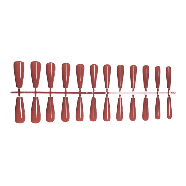 Xingzhi Fake Nail Set French Style Scratch Resistant Press-on Fingernails Full Cover Removable Trimble Adjustable Manicure Stickers Type 6