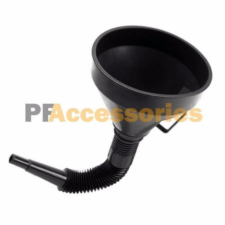 Engine Gasoline Wideskall® Flexible Spout Funnel with Mesh Filter Extension Hose for Car Engine Oil Gasoline ()