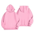thumbnail image 6 of Breezora Women's Sweatshirt and Trousers Set Casual Loose Fit Comfortable Daily Wear Two Piece Outfit Cozy Lounge Attire XXL Size Pink, 6 of 9