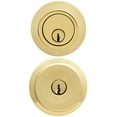 thumbnail image 3 of Hyper Tough Keyed Entry Polished Brass Tulip Doorknob and Deadbolt Combo Pack, 3 of 10