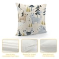 thumbnail image 4 of JEUXUS  Throw Pillow Covers Scandinavian Dogs Cushion Covers Childish Trendy Cute Doodle Art Black Cartoon Nursery Home Decorative Throw Pillowcases  for Patio Sofa Couch, 4 of 5