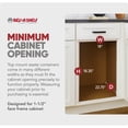 thumbnail image 4 of Rev-A-Shelf Top Mount Double Pullout Under Cabinet Trash Can, 35 Qt, 4WCTM-21DM2, 4 of 12