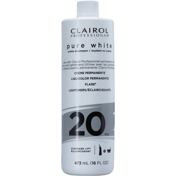 Clairol Pure White 20 Volume Creme Developer - 16oz