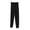 Black, variant on GigrtiJin Women's Pajamas Pants High Waisted Casual Loose Pajamas Pants Solid Color Loungewear Cuffed Pajamas Pants for Womens