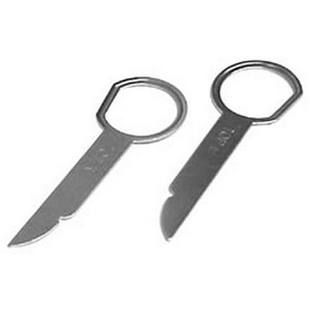 SCOSCHE DT2B - European Single DIN Radio / Stereo Removal Tool for Car Stereo / Radio Installation