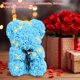 thumbnail image 4 of Oso Peluche Rosa 25 Cm Regalo Cumpleaños para Su Mamá Esposa Hija (cielo) Azul, 4 of 9