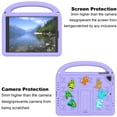 thumbnail image 6 of ELEHOLD Case for iPad 6th Generation, Fun Animal Design EVA Durable Case with Handle & Stand & Strap, Easy Carry for Children,Purple, 6 of 9