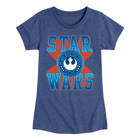 Star Wars - Americana - Toddler And Youth Girls Fitted Short Sleeve Tee