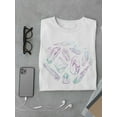 thumbnail image 3 of Set Of Crystals Gradient T-Shirt Men -Image by Shutterstock, Male Medium, 3 of 4