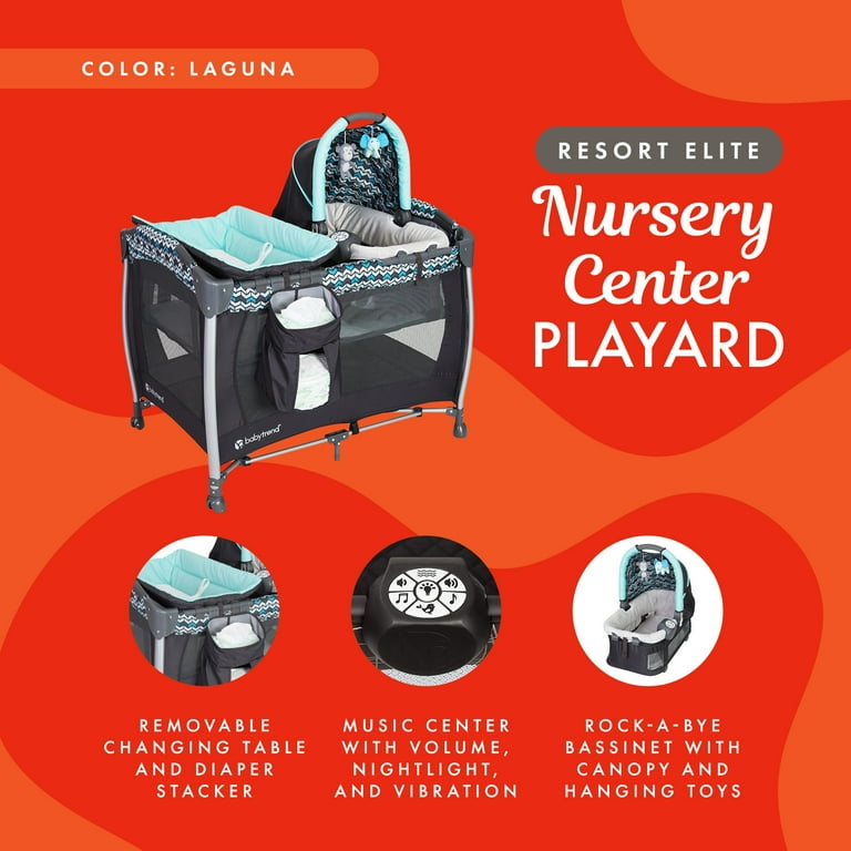 【COLLECTOR'S EDGE 】BabyTrend Amazon.com: Baby Trend Deluxe II Nursery Center, Bluebell