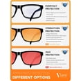 thumbnail image 4 of Gafas con Lentes Rojas para Bloqueo de Luz Azul VMJFBJ para Mejorar el Sueño, 4 of 7