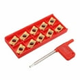 thumbnail image 1 of 10pcs Insert Indexable APMT1604 DP5320 25R0.8 Carbure Inserts CNC Or Trousse à Outils, 1 of 12