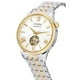 thumbnail image 2 of Citizen Two Tone Stainless Steel Open Heart White Dial Automatic NH9136-88A Men's Watch, 2 of 3