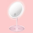 thumbnail image 2 of Screen switch L-ED backlit makeup mirror natural white light detachable base table makeup mirror, 2 of 8