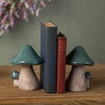 thumbnail image 2 of Melrose Set of 2 Green Mushroom Tabletop Decorations 6.25", 2 of 4