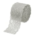 thumbnail image 1 of Unique Bargains Lace Trim 10 Yards 2 Inch Flower Elastic Lace Ribbons for Package Decoration Wedding Headbands Light Gray, 1 of 5