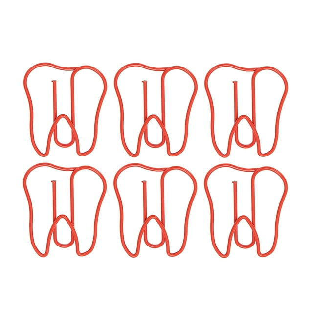 Clips De Papel Con Forma, 100 Clips De Papel Ligeros Antideslizantes Para Oficina