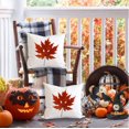 thumbnail image 5 of Fundas de almohada de otoño de 18 x 18, juego de 2, decorativas, para el día de Acción de Gracias, otoño, cocina, decoración del hogar, cojín para el porche, sofá, 5 of 5