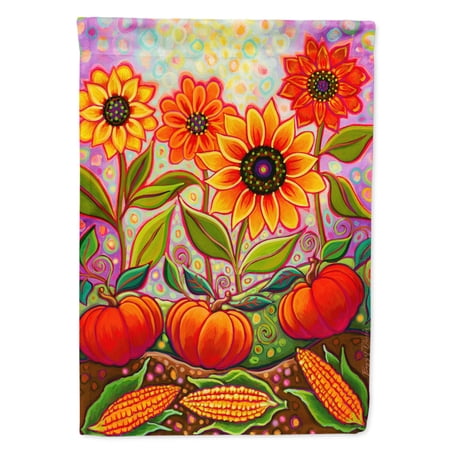 Fall Harvest Flag Canvas House Size