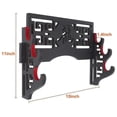thumbnail image 2 of Velvet Protect Sword Wall Mount Sword Holder Display Stand with Felt Strips for Katana Wakizashi (3, 2 of 5