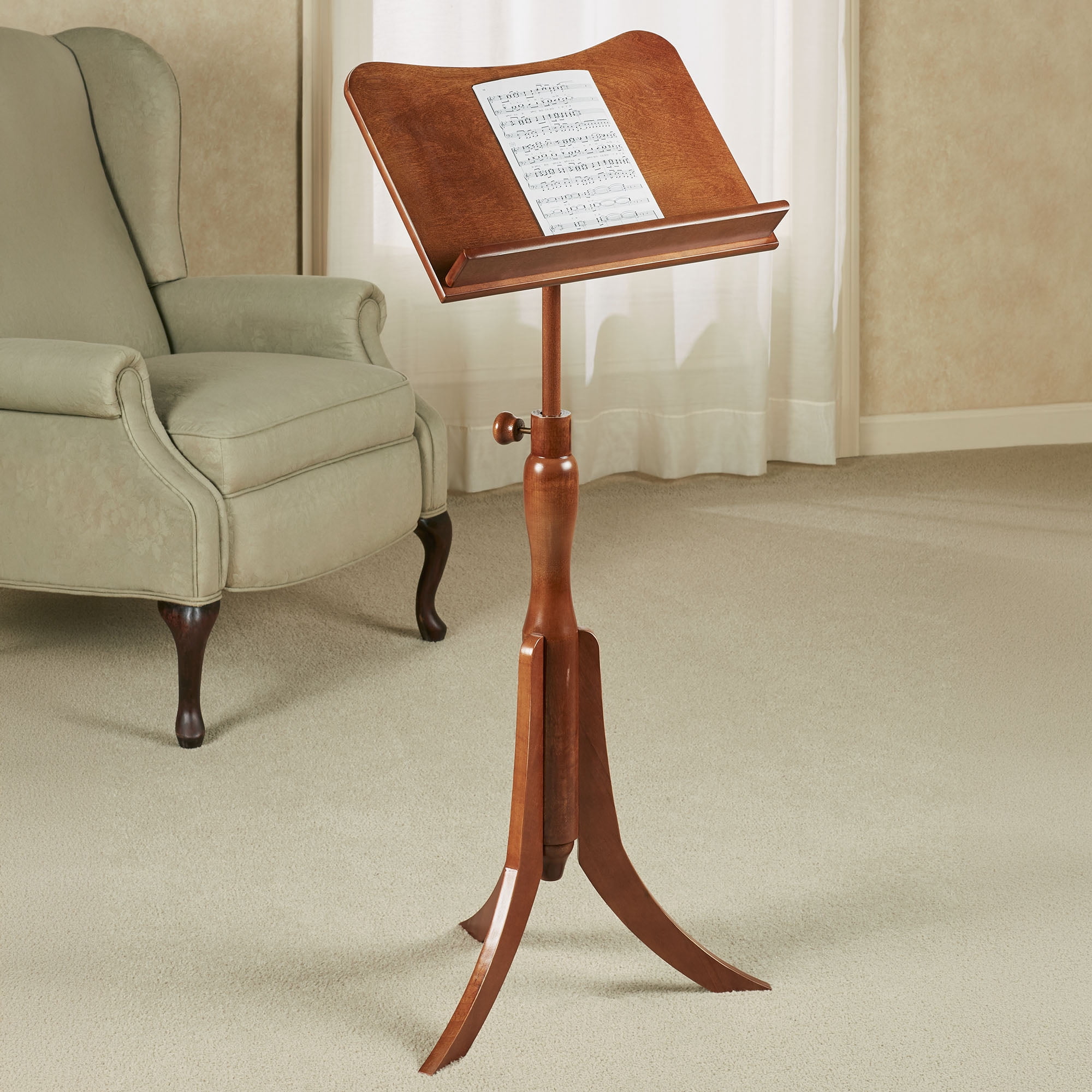 Parke Music Stand Regal Walnut One Size